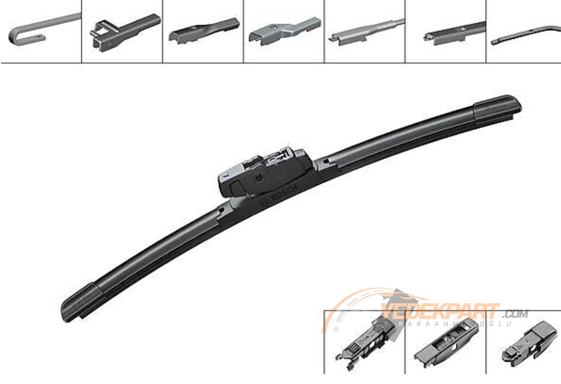 SİLGİ SÜPÜRGESİ MUZ TİP ÇOK APARATLI 350MM -AE35